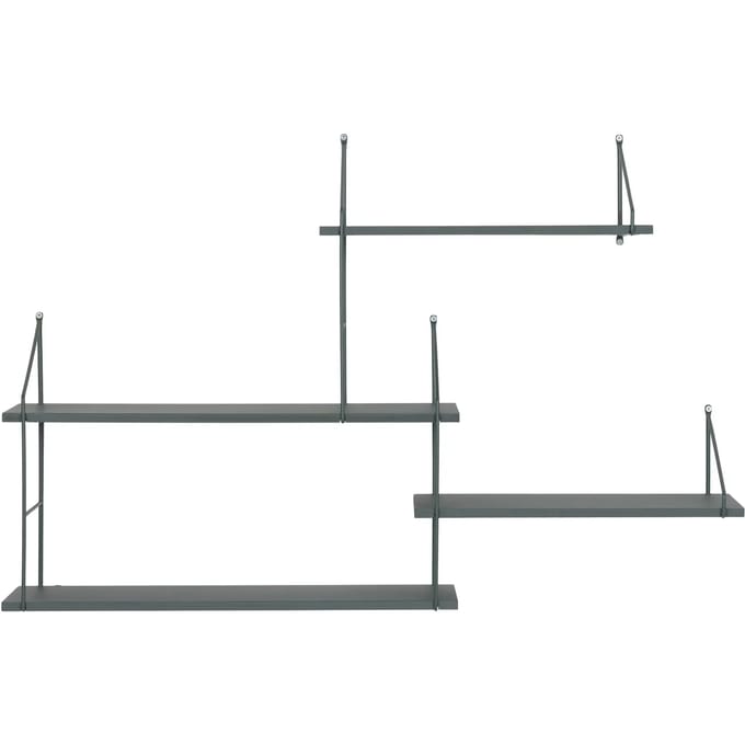 vrijhangende planken met frame House Nordic Harlem (x4)