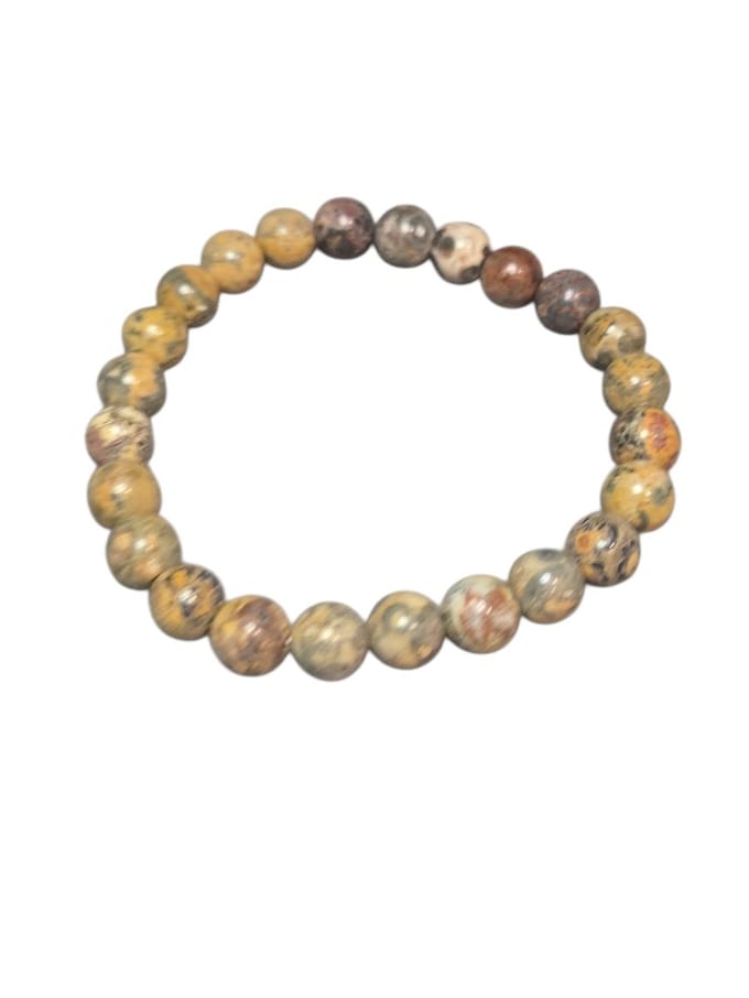 luipaard jaspis armband.