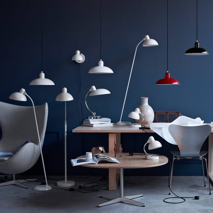 Fritz Hansen Kaiser Idell 6556-F Vloerlamp - easy grey