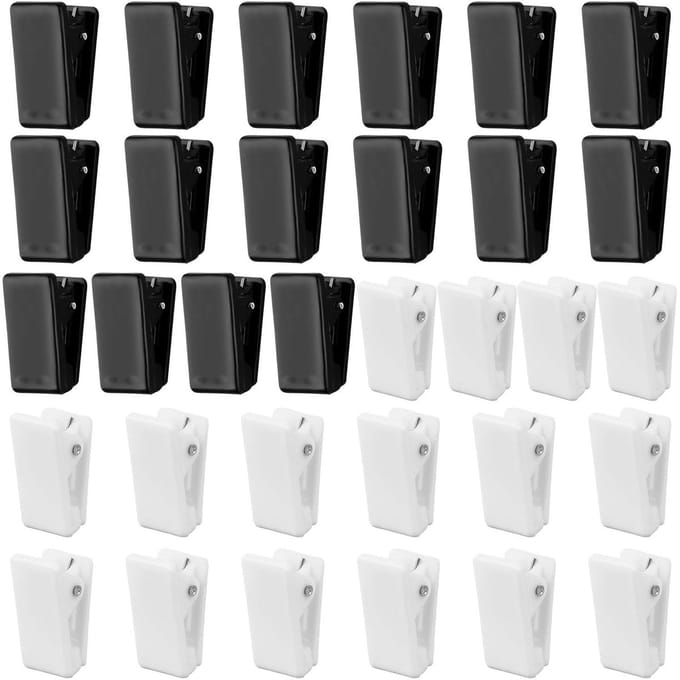 Dailygoods- Bankbiljetclips - 30 Stuks - Transparante Zelfklevende