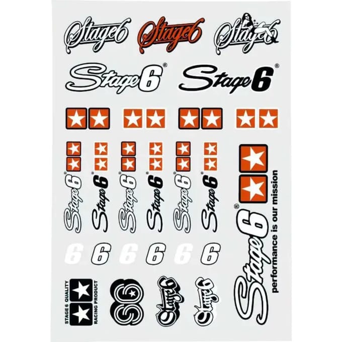 Motorfiets logo stickers Stage6