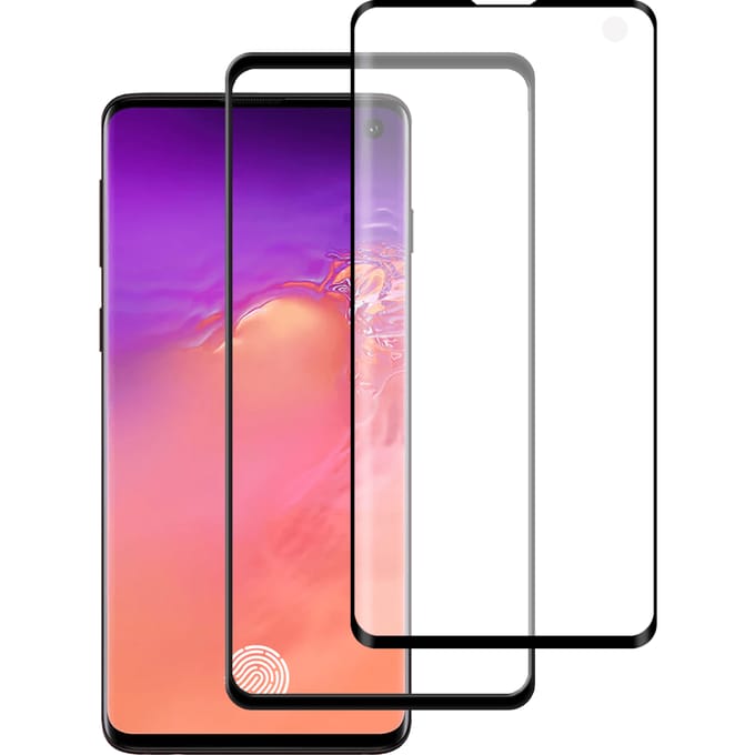 Samsung Galaxy S10 screenprotector gehard glas - Geen fingerprint