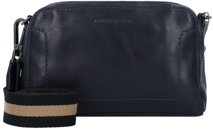 HAROLD'S Leren Schoudertas Caugio Handbag Darkblue Donkerblauw