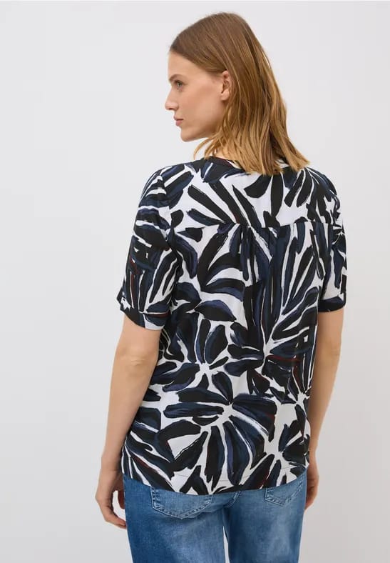 Gedessineerde blouse
