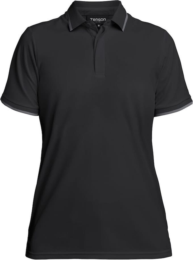 Tenson TXlite Q-Dry Polo 465018078 - Zwart - S