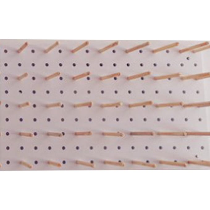 Zelfklevend Naai Pegboard met 25 Houten Haken 11.8x11.8in Multifunctionele Pegboard Organizer