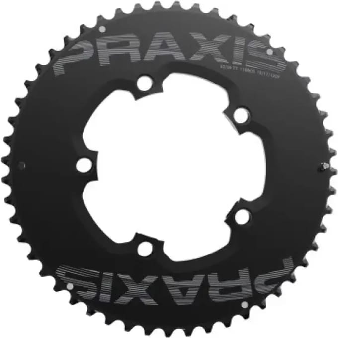Mono plateau van legering Praxis Aero 110BCD