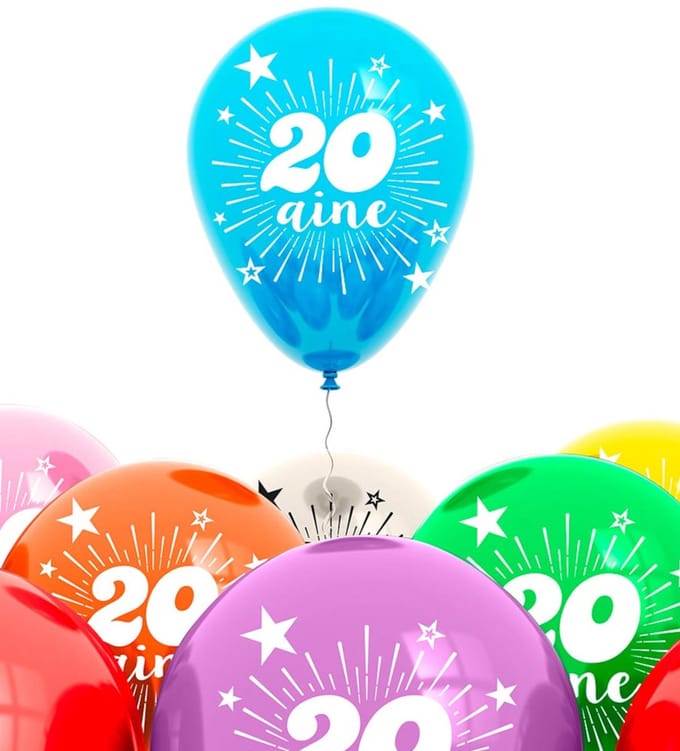 SUD TRADING - 8 ballonnen 20 jaar
