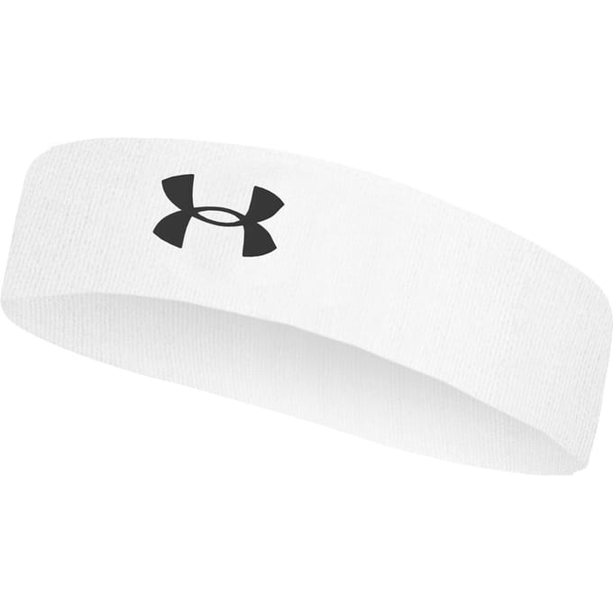Under Armour Hoofdband Performance Witte Zweetband Hoofd Heren - Wit