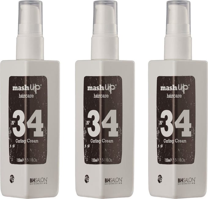 mashUp haircare N° 34 Curling Cream 150ml - 3 stuks
