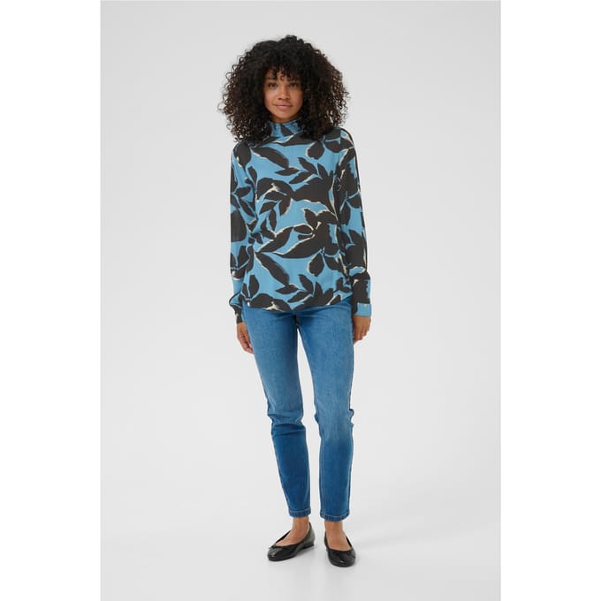 Blouse met lange mouwen KAamber Regular fit black blue