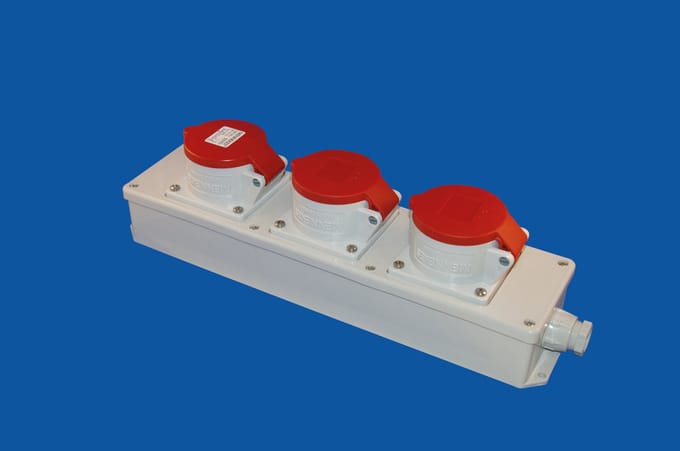 Hateha MVD CEE Wandcontactdoos Combinatie - 12.919.003 - E2UGX