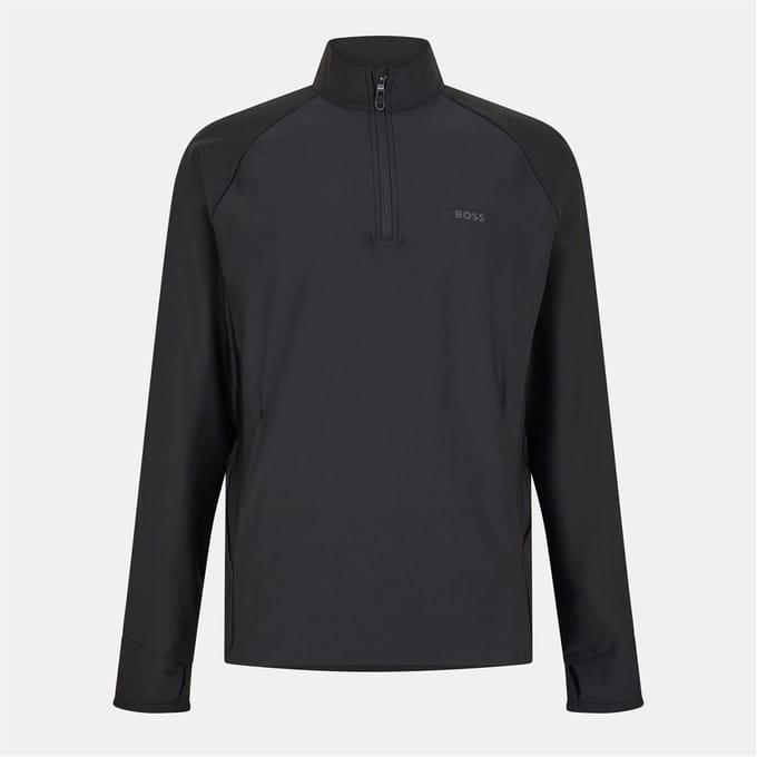 Boss Heren Regular Raglan Active Sweatshirt (Zwart)