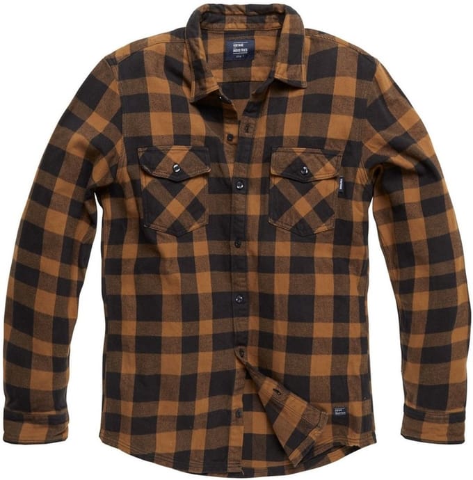 Vintage Industries Globe heavyweight shirt yellow S