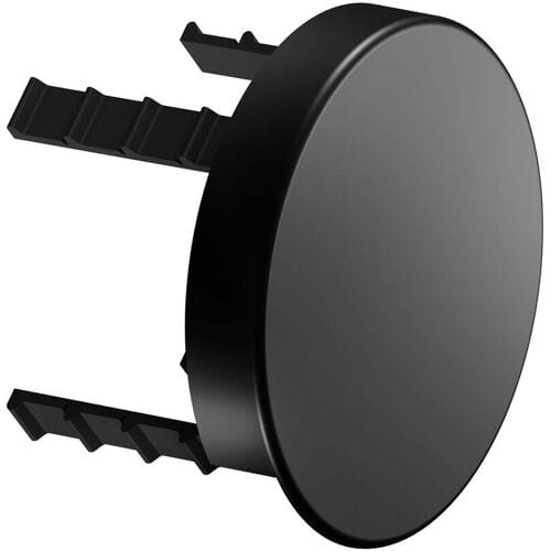 Keuco Black Selection cover plate for pipe interrupter, round 59949370001