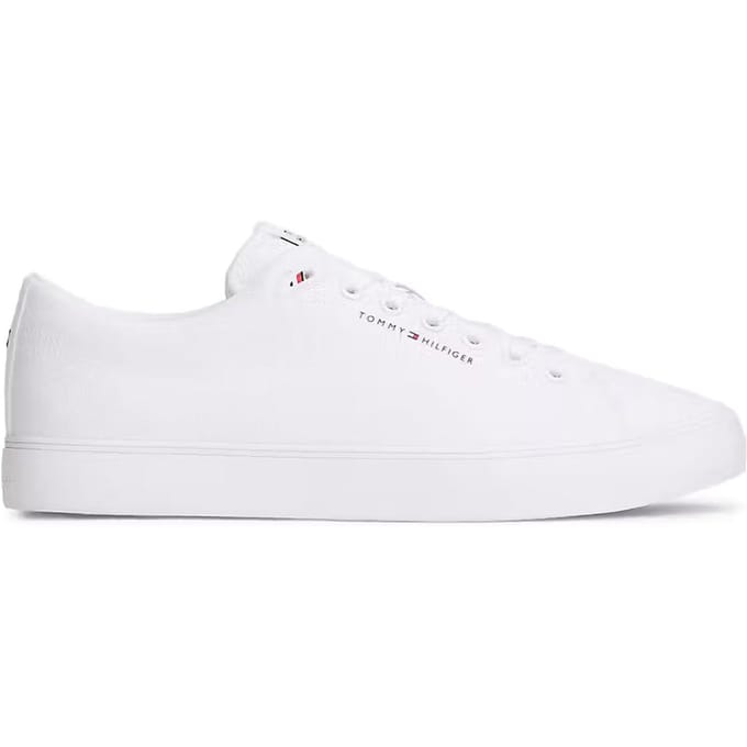 Tommy Hilfiger - Heren Sneakers Harlem Core Canvas - Wit - Maat 48