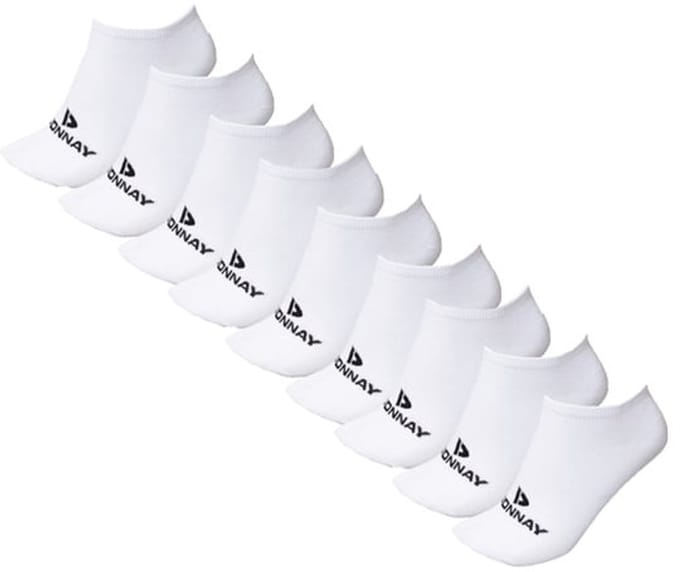 12-Pack Donnay - Sneakersokken - White (001) - maat 43-46