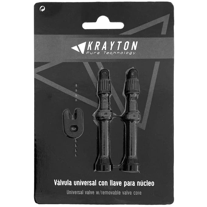 Valve Tubeless aluminium Krayton FV Presta (x2)