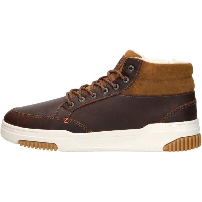 HUB Mark 2.1 Sneakers Heren - Leren Sneaker - Cognac - Maat 45