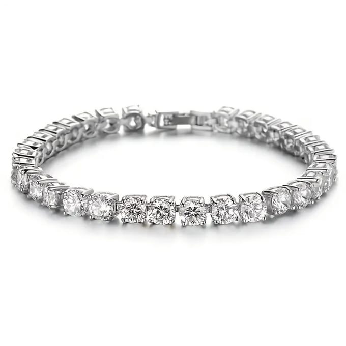 Nivard Armband - Staal - Nep Zilver - Dames - Zilver