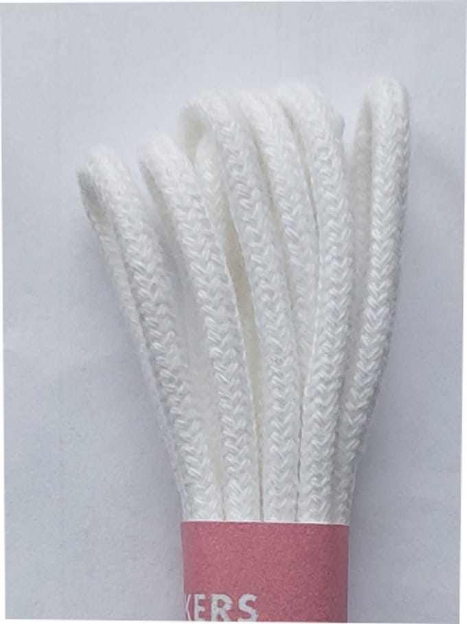 Strickers Veter - Wit - Dun Rond - Lengte 90 cm - Dikte 2,5 mm - Schoenveter