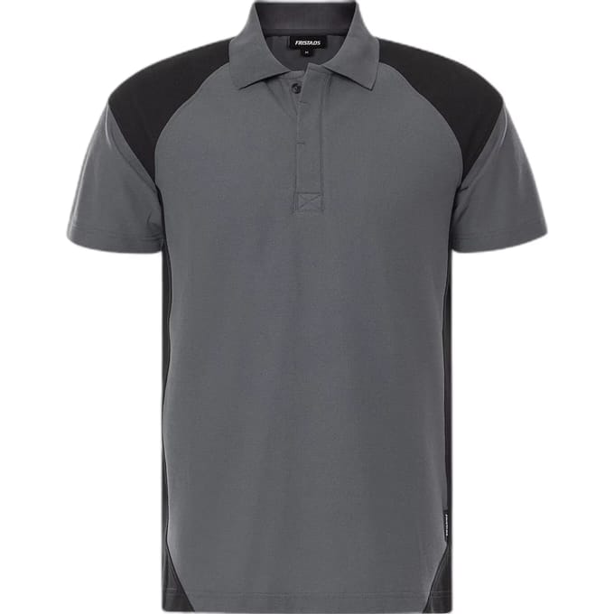 Fristads Heavy poloshirt 7047 GPM - Legergroen/zwart - S