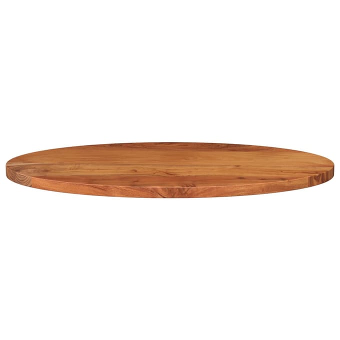 vidaXL - Tafelblad - ovaal - 110x40x2,5 - cm - massief - acaciahout