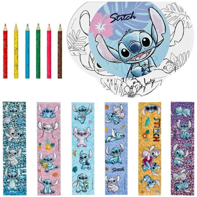 Stitch creatieve kleurset - kleurset voor kinderen met stickers.
