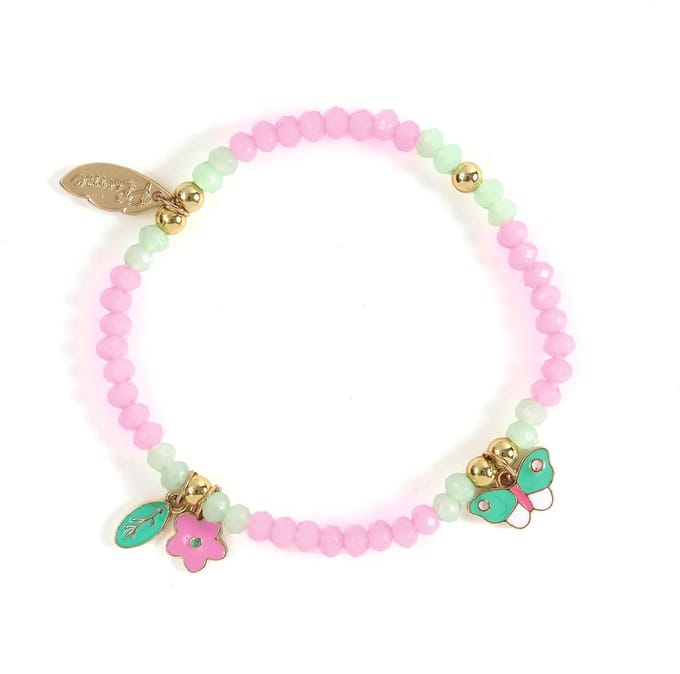 Djeco armband speelgoed PLUME BIJOUX Lila multicolor kindersieraad.