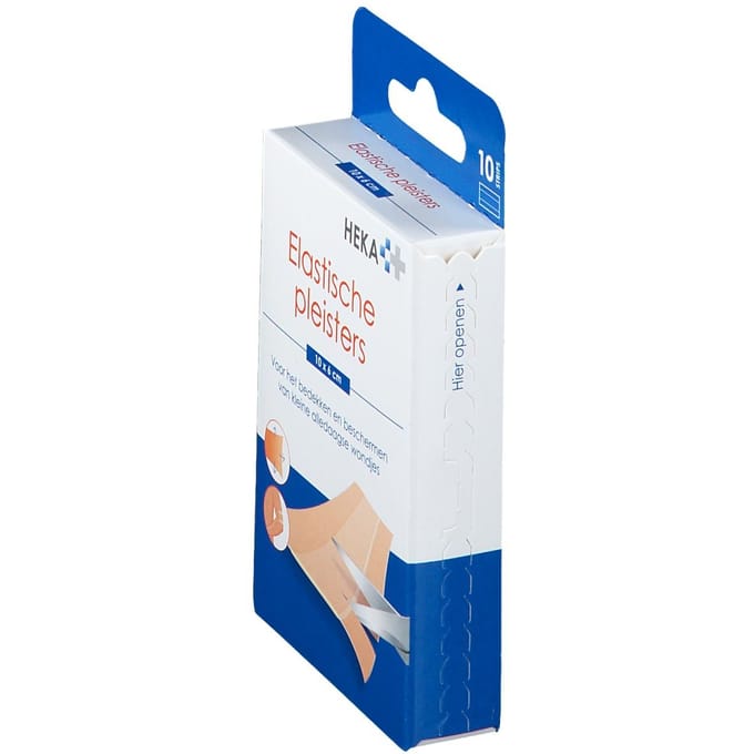 Hekaplast Elastisch Textiel 10x6cm 1 Pleister