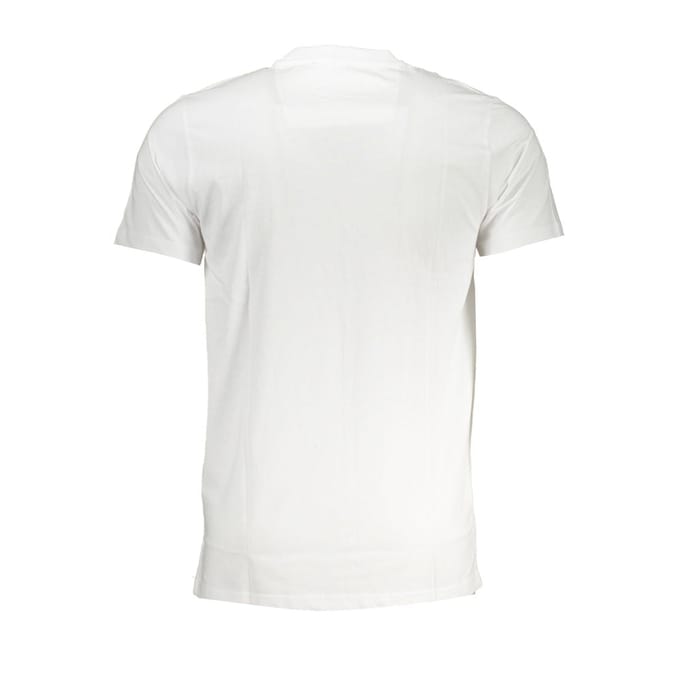 Cavalli Class Bianco Katoenen Heren T-Shirt