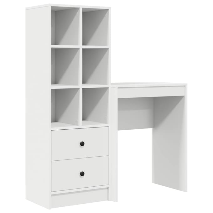 vidaXL - Bureau - Wit - 105,5 - x - 34 - x - 127 - cm - 2 - st