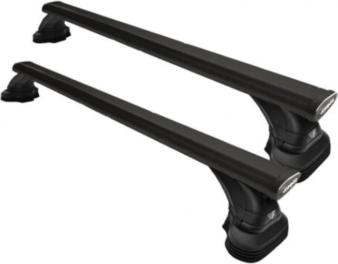 Dakdragers geschikt voor de Jeep Compass vanaf 2017 met fixpoints - Aluminium - Hoog laadvermogen 100kg - Wingbar Zwart - Merk Farad