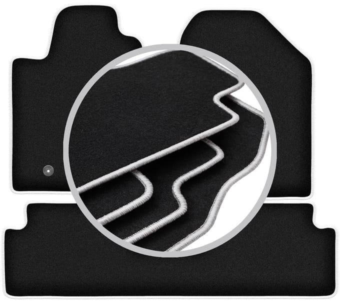 CARLUX-SILVER automatten voor: Toyota Corolla Verso II minivan (2004-2009)