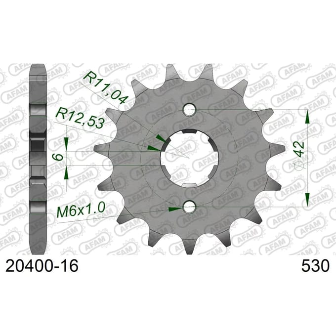Tandwiel Afam 530 16 dents