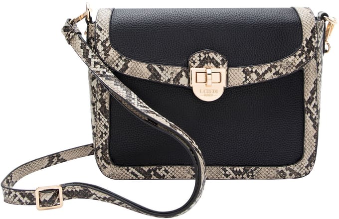 L.CREDI Peggy Schoudertas 25 cm - Dames - schwarz-mix