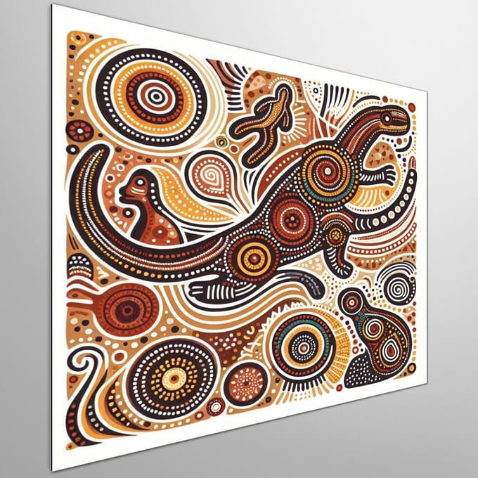 Kunstprint | Wanddecoratie | Dibond | 30 × 30 cm