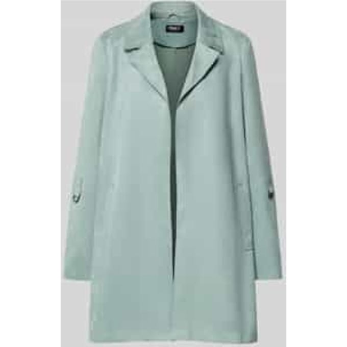 Regular fit lange jas met suèdelook, model 'JOLINE'