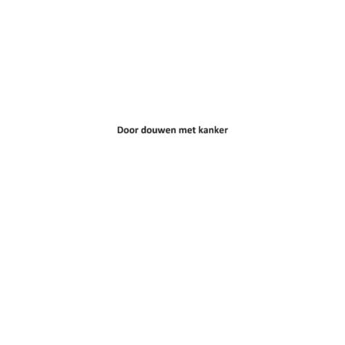 Door Douwen Met Kanker - Joke Link