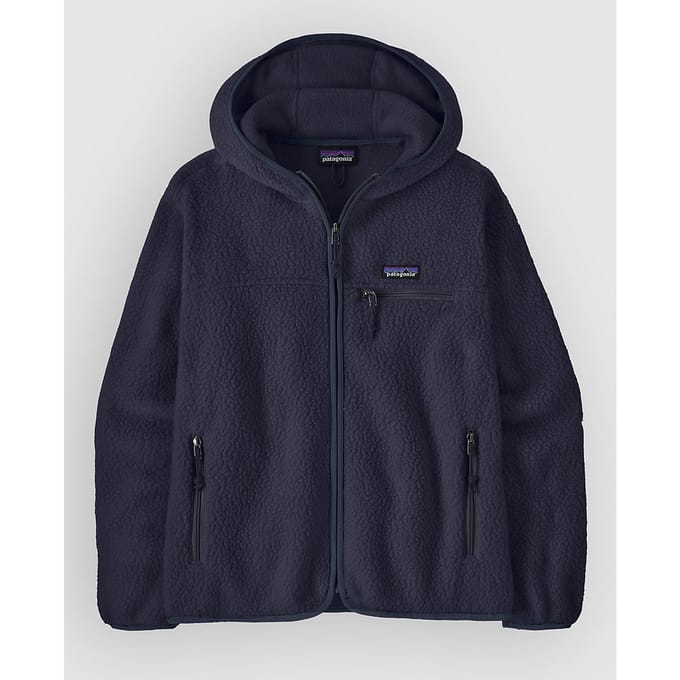 Patagonia Retro Pile Hoodie blauw