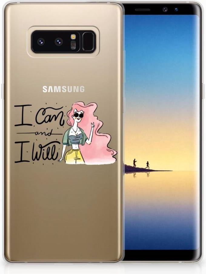 Samsung Galaxy Note 8 Telefoonhoesje met Naam i Can