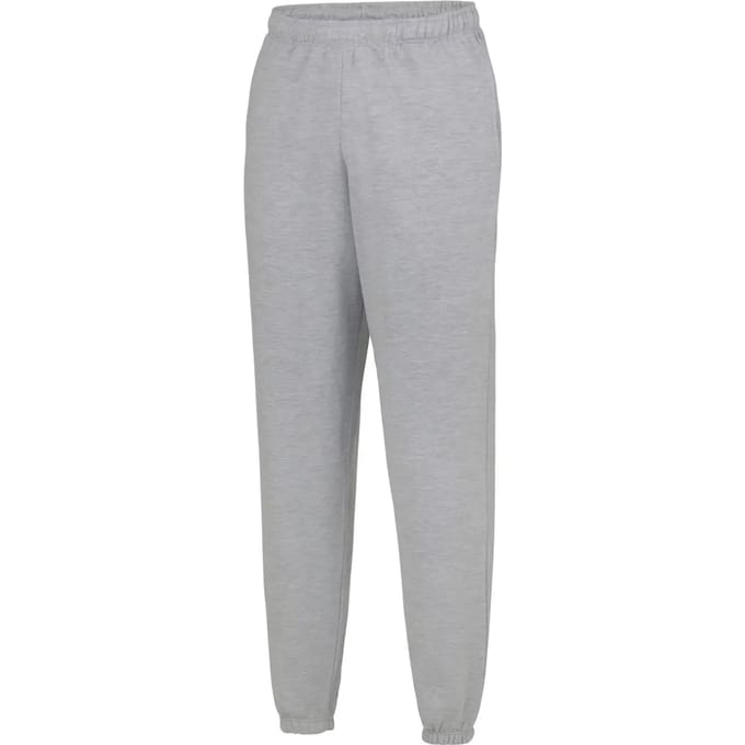 College Cuffed Joggingsbroek met elastische taille Heather Grey - M