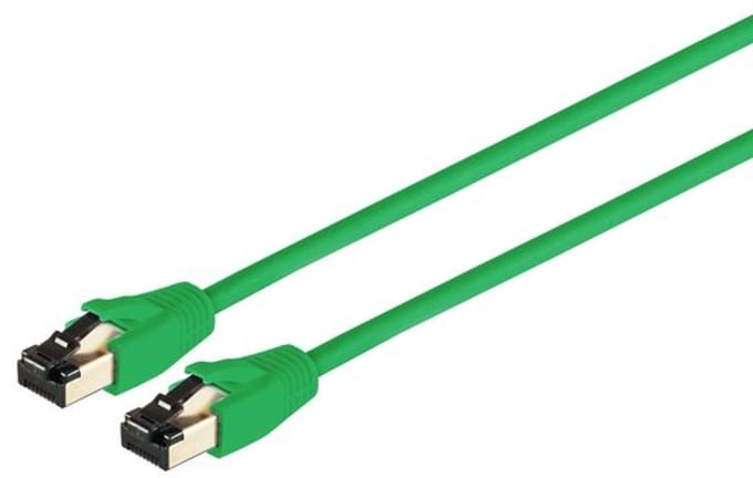 Patchkabel cat 8.1 F/FTP PIMF LSZH grün 2,0m