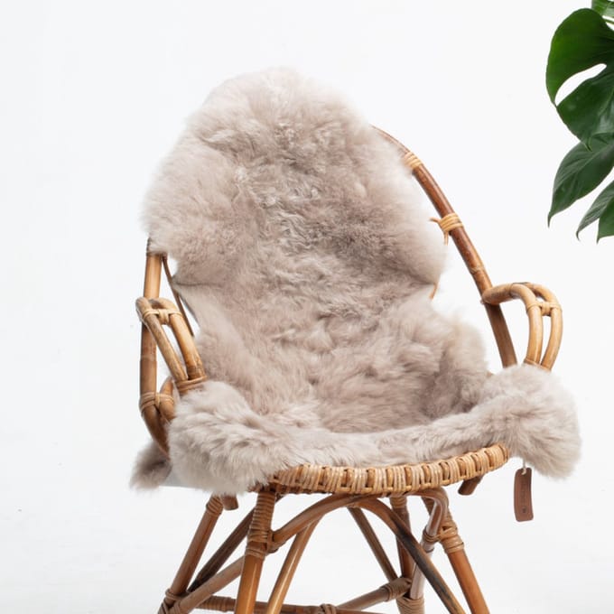 SHEEPY® | Schapenvacht | Elva (Linnen) S (90-100cm) - Sheepy.cc
