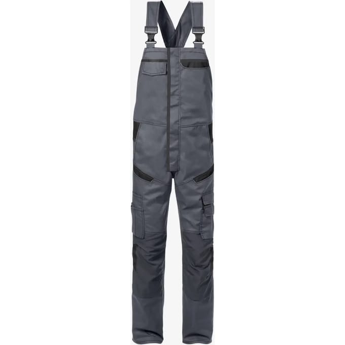 Fristads Amerikaanse Overall 1555 Stfp - Grijs/Zwart - C52