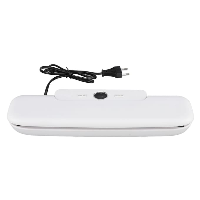Vacumeermachine Draagbaar Sterke Sealing Multifunctioneel Automatische Voedsel Vacumeermachine EU Plug white