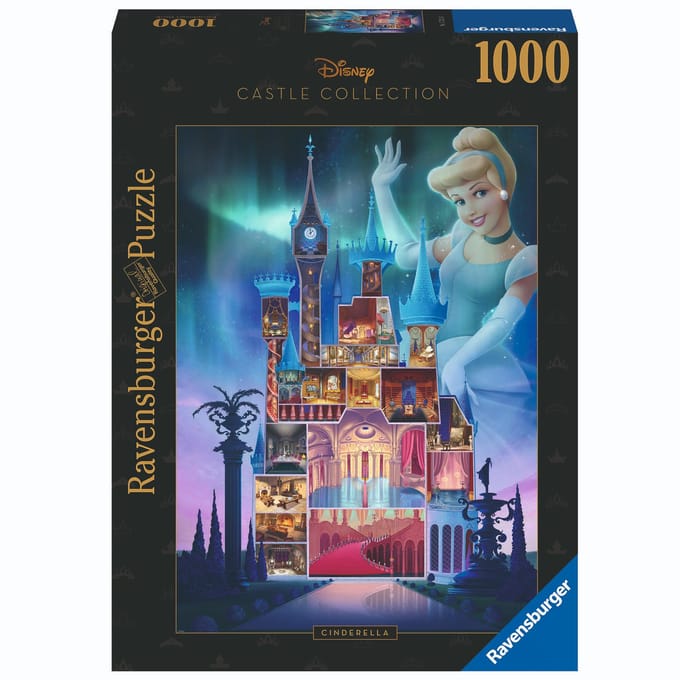 1000-delige Disney prinsessen kasteel puzzel Ravensburger Cendrillon