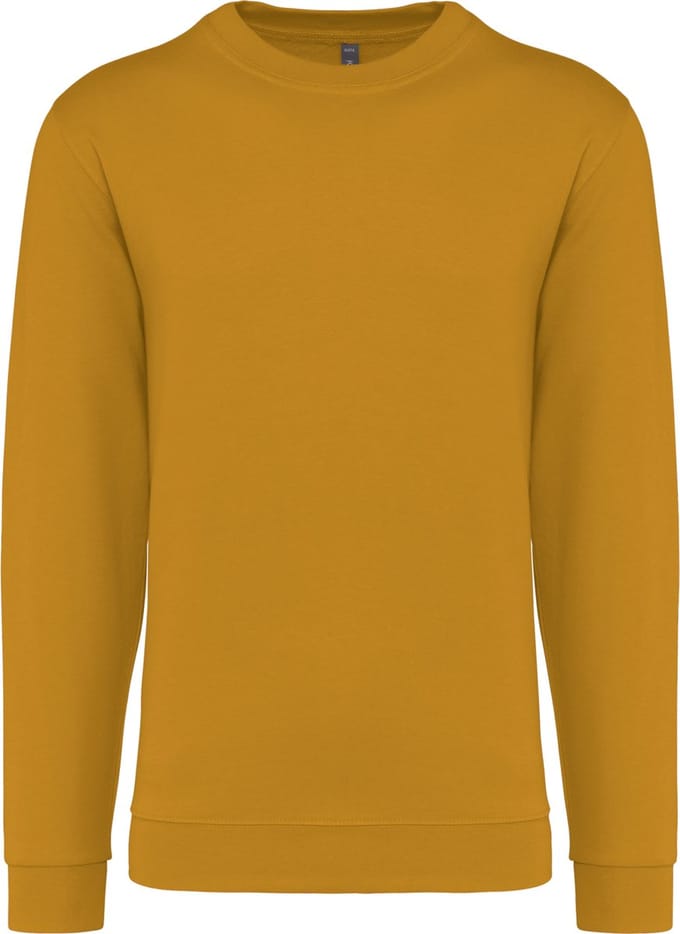 Sweater 'Crew Neck Sweatshirt' Kariban Collectie Basic+ XXL - Dark Mustard