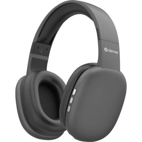 Denver BTH-252MK2 Over Ear headset Bluetooth, Draadloos, Kabel Stereo Zwart Headset, Volumeregeling, Afstandsbediening, Indicator voor batterijstatus