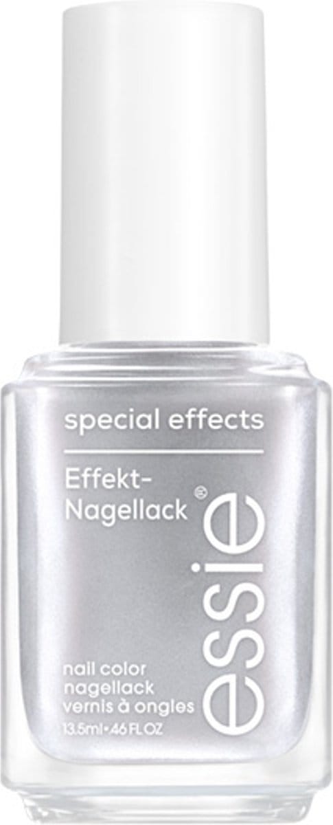 essie - nail art studio special effect - 5 cosmic chrome - zilver - speciaal effect nagellak - 13.5ml